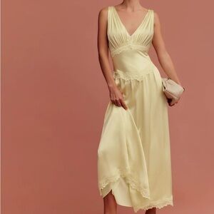 Reformation Stasia Silk Dress - Flawed